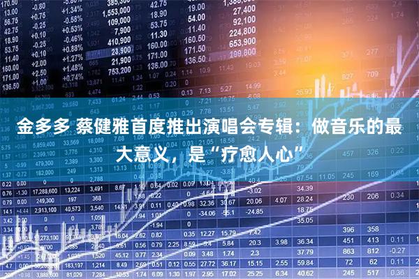 金多多 蔡健雅首度推出演唱会专辑：做音乐的最大意义，是“疗愈人心”